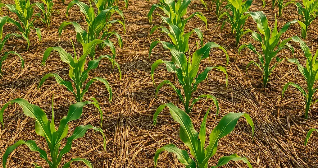 Zero tillage maize cultivation: A sustainable farming revolution.