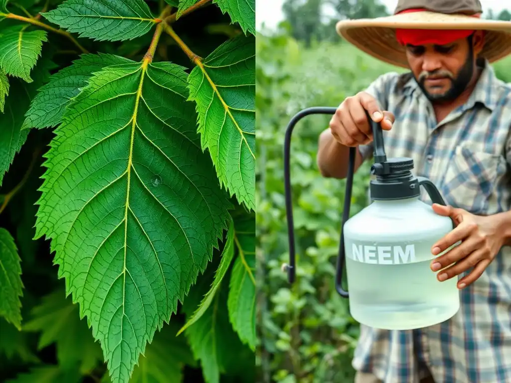 Neem: Nature’s pest repellent in action.