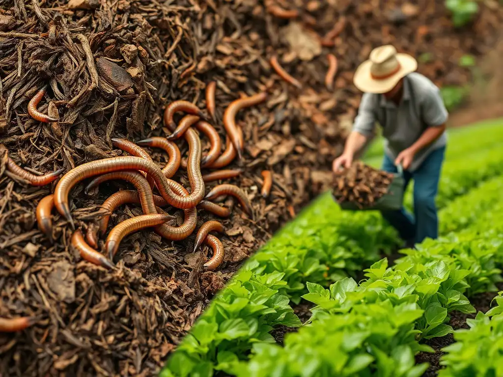 Organic fertilizers owe their power to microbial decomposition.