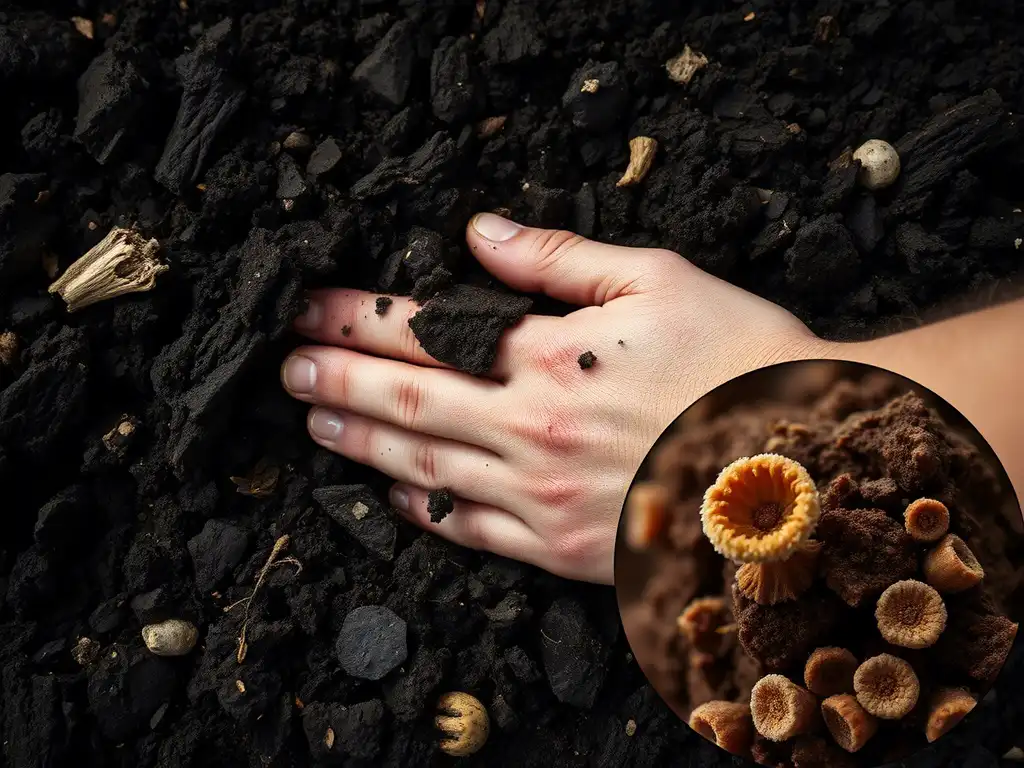 Microorganisms turn soil into a living, fertile ecosystem.