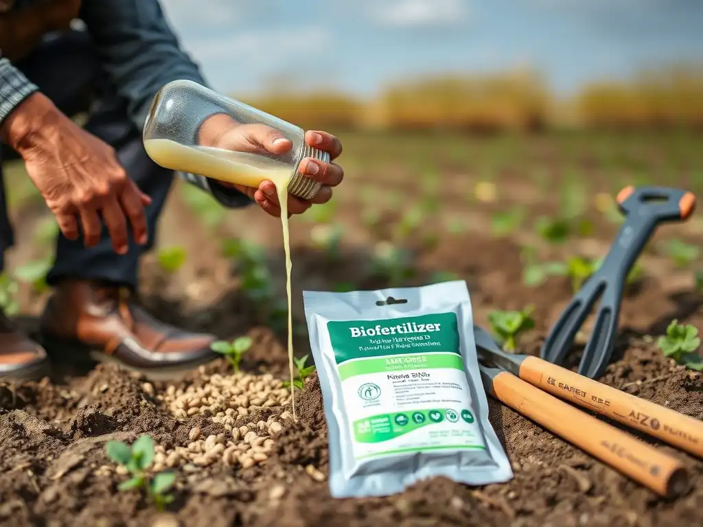 Biofertilizers harness microbes for sustainable growth.