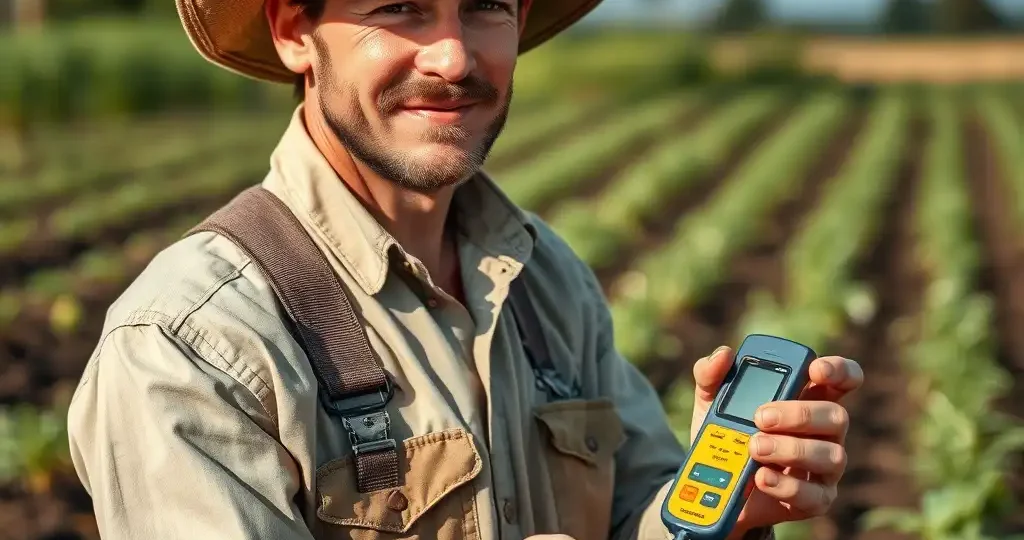 Soil testing helps farmers understand nutrient levels for better crop management.