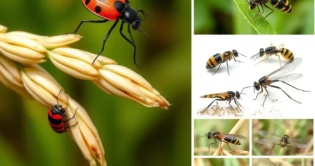 Nature’s Guardians: Lady beetles and spiders control pests naturally.
